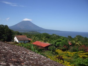 Blick von der Finca Magdalena auf den Concepción