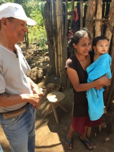 Alcides Flores bei Familie Ometepe 2015