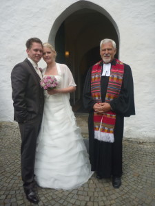 Jenny und Sebastian Latz mit Michael Höhn