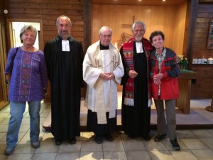 Foto nach dem Gottesdienst